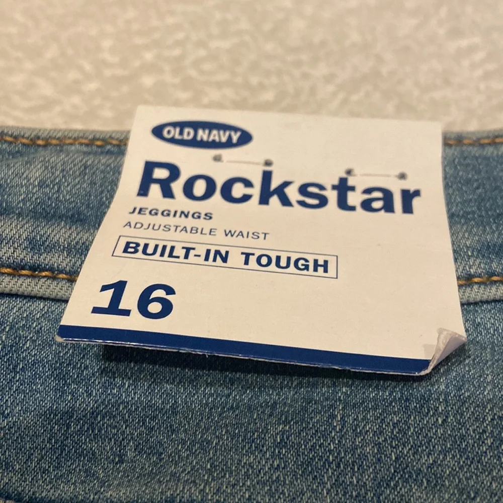 OLD NAVY Girls Size 16 Rock Star Super Skinny Jeggings